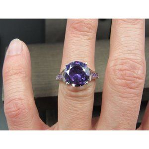 Size 6 Sterling Silver Jeulia Love Your Sis Cubic Zirconia Band Ring